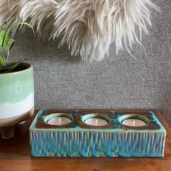 Beautiful Multicoloured Tea light holder - Picture 1 of 5